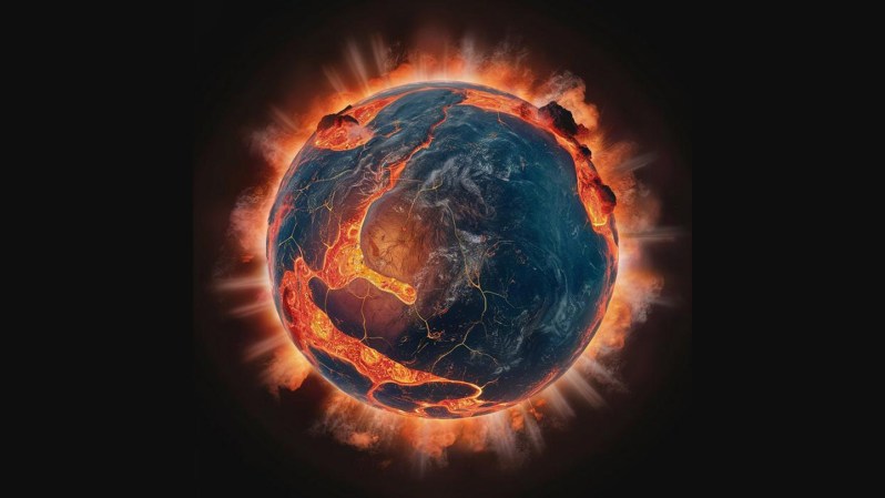 Early Earth's belly held onto its water
